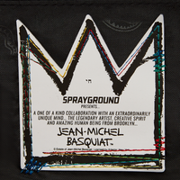 OFFICIAL BASQUIAT UNTITLED (CHEESE POPCORN) 1983 HANDBAG