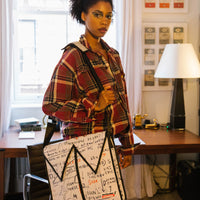 OFFICIAL BASQUIAT UNTITLED (CHEESE POPCORN) 1983 SLING MESSENGER