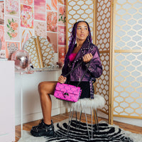 $NAPDRAGON GOLD CHAIN SHARK HANDBAG