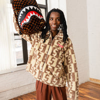 FURRR SHARKS IN PARIS BACKPACK (DLXV)