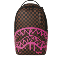 PINK DRIP BROWN CHECK DLX