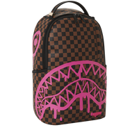 PINK DRIP BROWN CHECK DLX