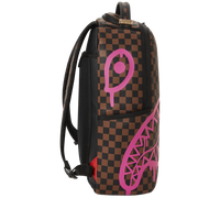 PINK DRIP BROWN CHECK DLX