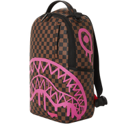 PINK DRIP BROWN CHECK DLX