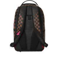 PINK DRIP BROWN CHECK DLX
