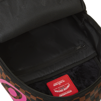 PINK DRIP BROWN CHECK DLX