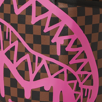 PINK DRIP BROWN CHECK DLX