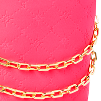 PINK PUFFY BAG DLXVF