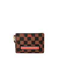 SHARKS IN PARIS PAINTED CROSSOVER CLUTCH