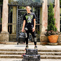 3AM NEVER SLEEP SHARKNAUTICS HARDSHELL CARRY-ON LUGGAGE