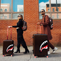 FRENZY SHARKS SHARKNAUTICS HARDSHELL CARRY-ON LUGGAGE