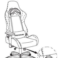 FIRE CAMO GAMING CHAIR (VEGAN LEATHER) SUPER RARE