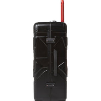 SPRAYGROUND- SHARKITECTURE (BLACK) 29.5” FULL-SIZE LUGGAGE LUGGAGE
