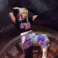 LEAGUE OF LEGENDS JINX SHARKMOUTH T-SHIRT
