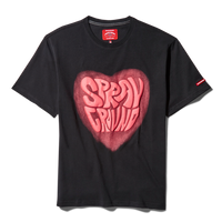 GROOVY HEART T-SHIRT (BLACK)