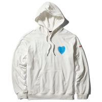 PUFF HEART HOODY (WHITE)