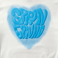 PUFF HEART HOODY (WHITE)