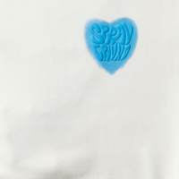 PUFF HEART HOODY (WHITE)