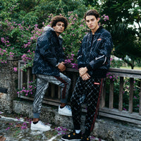 SHARK CAMO ZIP FRONT BOMBER JACKET