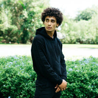 EMBOSSED SHARK HOODY (BLACK)