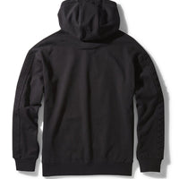 EMBOSSED SHARK HOODY (BLACK)