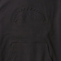 EMBOSSED SHARK HOODY (BLACK)