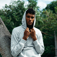 EMBOSSED SHARK HOODY (GRAY)