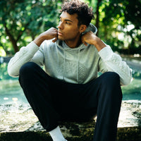 EMBOSSED SHARK HOODY (GRAY)