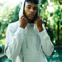 EMBOSSED SHARK HOODY (GRAY)