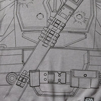 STAR WARS MANDALORIAN ARMOR HOODY (GRAY)