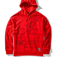 STAR WARS MANDALORIAN ARMOR HOODY (RED)
