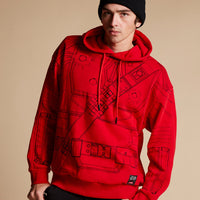 STAR WARS MANDALORIAN ARMOR HOODY (RED)