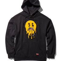 DRIP SHARK SMILEY HOODY (BLACK)