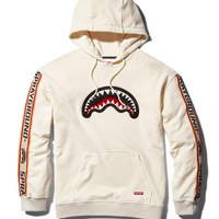 CHENILLE SHARK MOUTH HOODY (BEIGE)