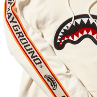 CHENILLE SHARK MOUTH HOODY (BEIGE)
