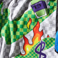 WTF ART SHOTO SWIM TRUNKS