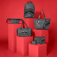 TRINITY CHECKERED TOTE
