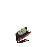 PINK DRIP BROWN CHECK WALLET