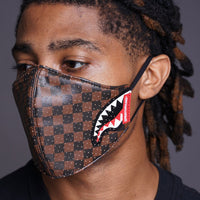 SHARKS IN PARIS VEGAN LEATHER FACE MASK