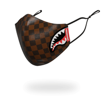 SHARKS IN PARIS VEGAN LEATHER FACE MASK