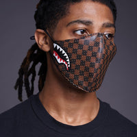 SHARKS IN PARIS VEGAN LEATHER FACE MASK