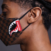 SHARKS IN PARIS VEGAN LEATHER FACE MASK
