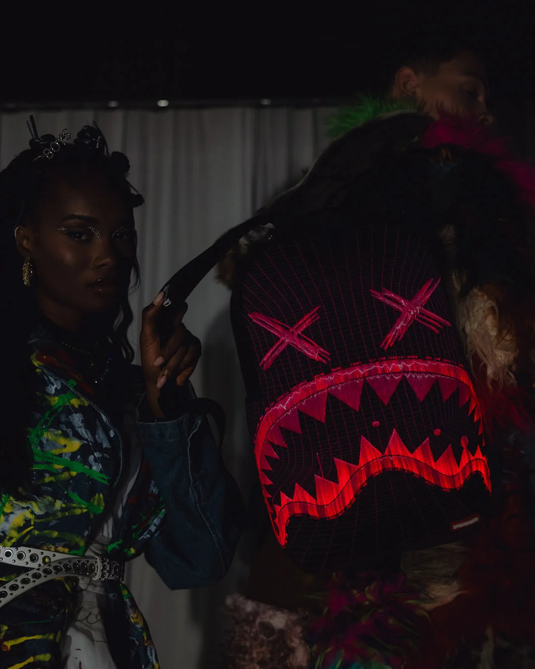 FIBER OPTICS PARTY SHARK BACKPACK