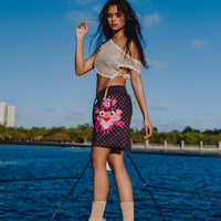 PINK PANTHER DIAMOND SHARK SWIM SHORTS