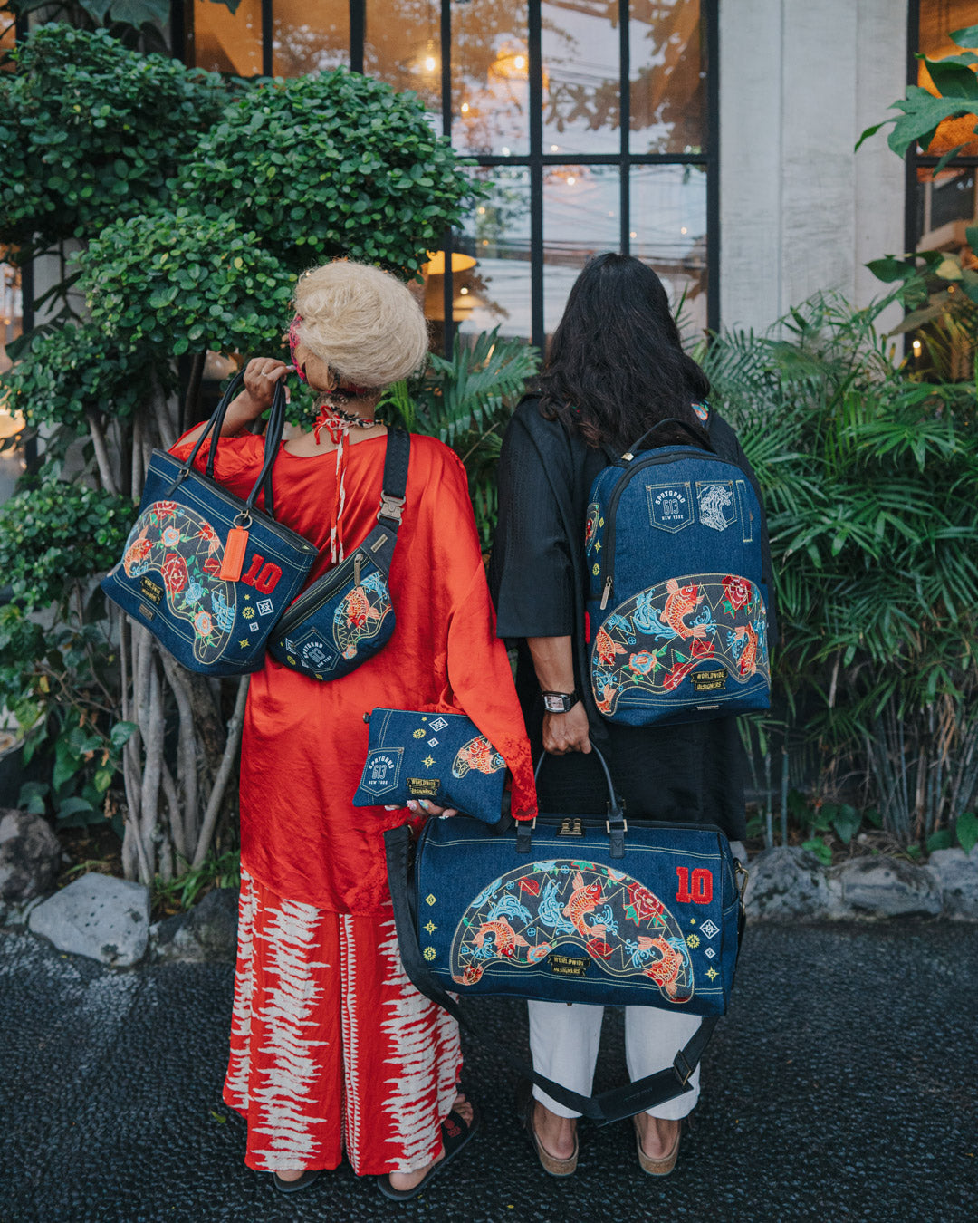 EVISU STYLE SAVVY CROSSBODY