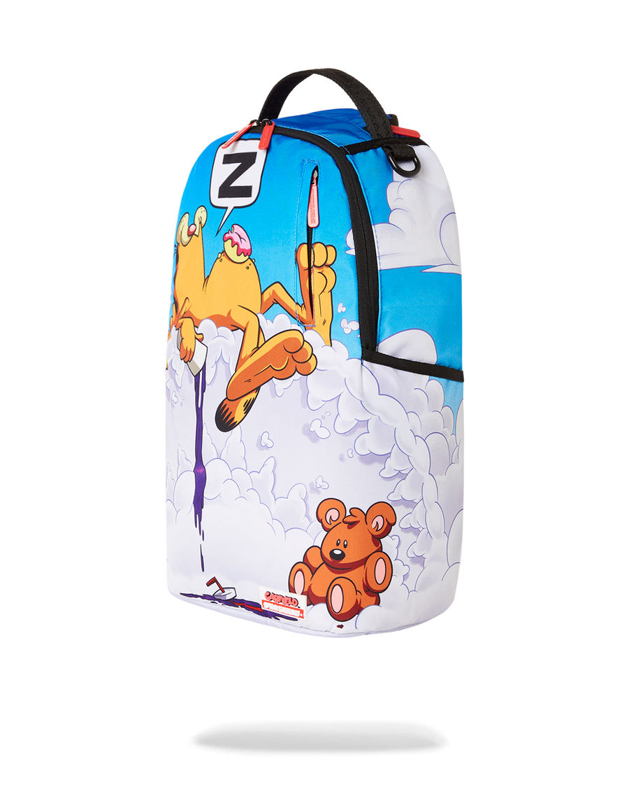 GARFIELD SLEEPING ON SHARKMOUTH DLXSR BACKPACK