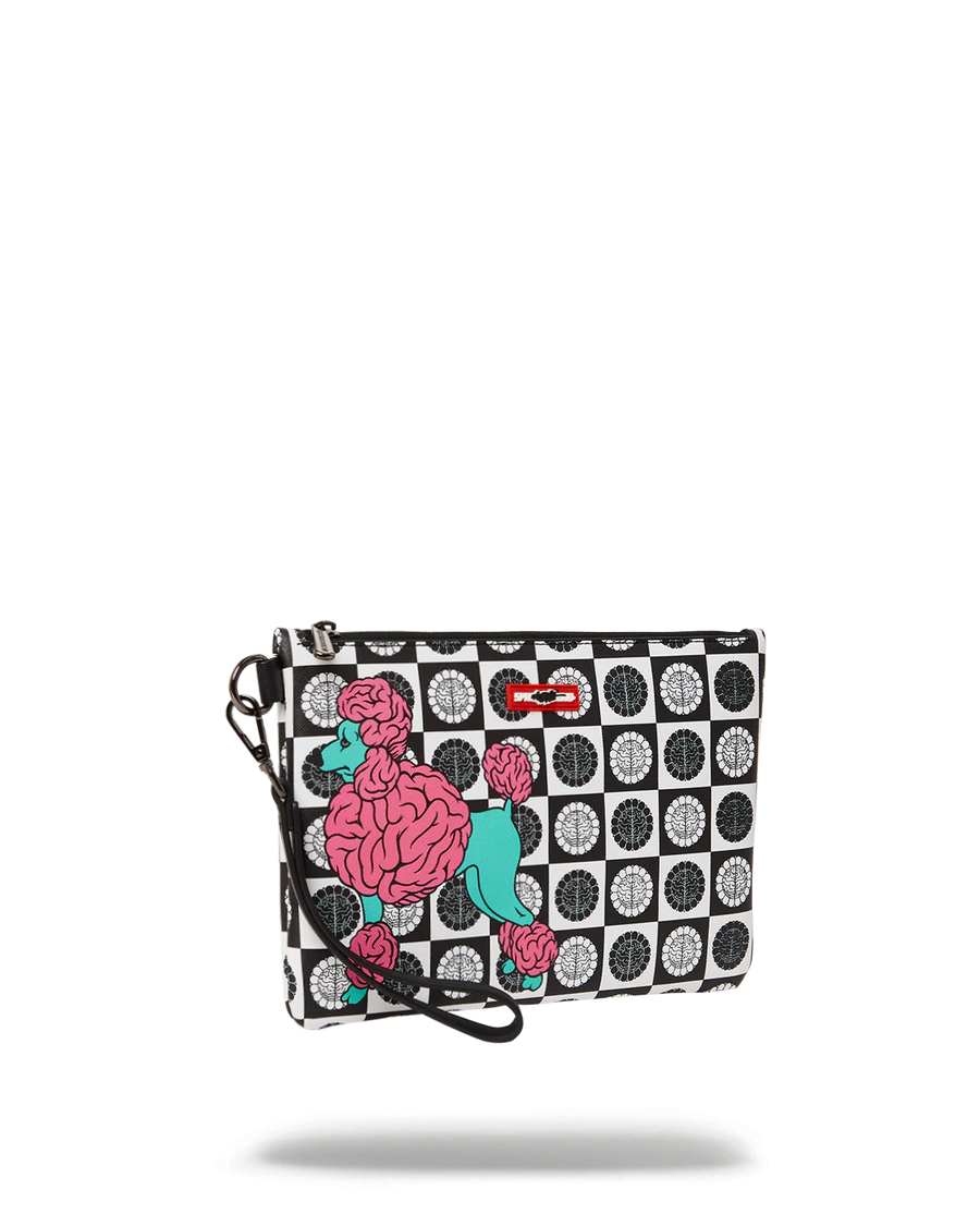 POODLE CHECK RON ENGLISH COLLAB CROSSOVER CLUTCH