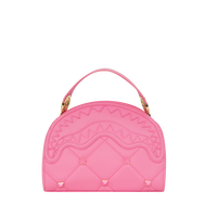 PRETTY PINK QUILTED SHARK HANDBAG