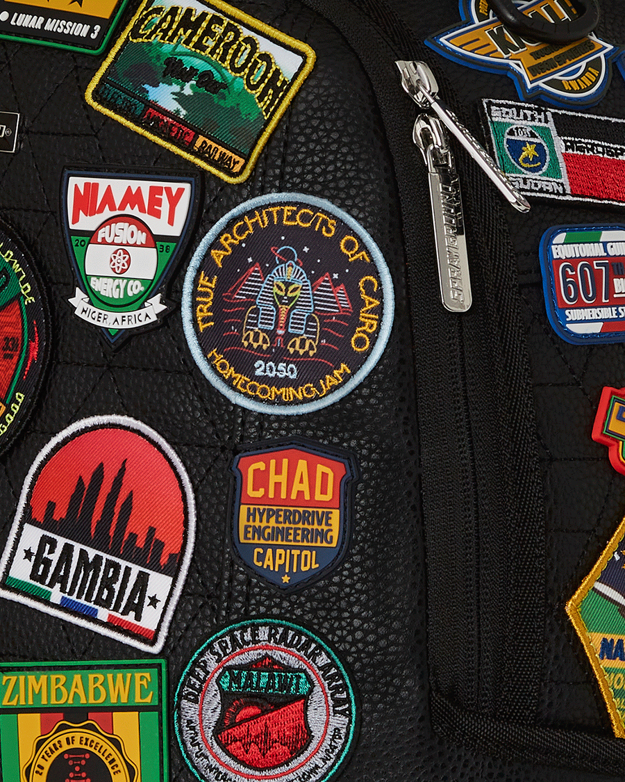 Ai AFRICA 54 PATCHES CARGO BACKPACK