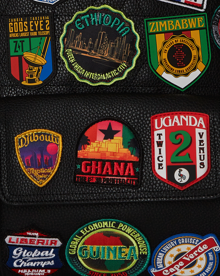 Ai AFRICA 54 PATCHES CARGO BACKPACK